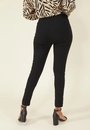 Calça Crepe Cós Transpassado Botão Metal