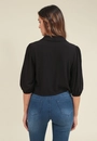 Blusa Crepe Gola Manga 7/8