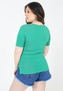 Blusa Tricô Decote V Basica