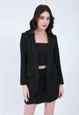 Blazer Alfaiataria Twill Gola Smoking