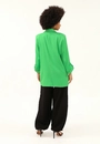 Blazer Crepe Alongado 3/4 Martingale