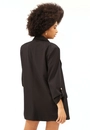 Blazer Crepe Alongado 3/4 Martingale