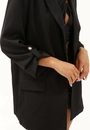 Blazer Crepe Alongado 3/4 Martingale