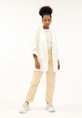 Blazer Crepe Alongado 3/4 Martingale