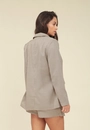 Blazer Alfaiataria Xadrez Bolso