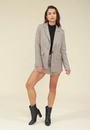 Blazer Alfaiataria Xadrez Bolso
