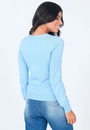 Blusa Tricô Básica Gola V