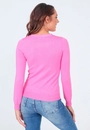 Blusa Tricô Básica Gola V