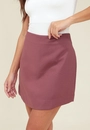 Short Saia Em Alfaiataria Com Barra Arredondada
