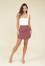 Short Saia Em Alfaiataria Com Barra Arredondada
