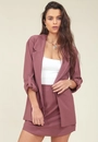 Blazer Em Alfaiataria Com Martingale Na Manga