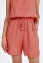 Shorts Linho Chevron Barra Larga