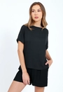 Blusa Viscose Twill Manga Curta