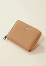 Carteira Mini Pu Zíper Metal Coração
