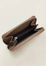 Carteira Mini Pu Zíper Metal Coração