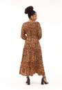 Vestido Viscose Midi Botão