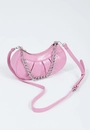 Bolsa Baguete Pu Croco Corrente