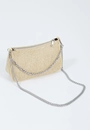 Bolsa Palha Viés Alça Corrente
