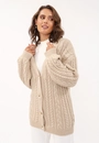 Cardigan Tricô Alongado