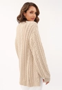 Cardigan Tricô Alongado