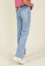 Calça Jeans Reta Azul Claro