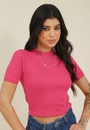 Blusa Ribana Manga Curta Raglan