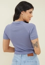 Blusa Ribana Manga Curta Raglan