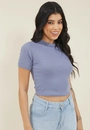 Blusa Ribana Manga Curta Raglan