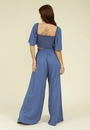 Calça Pantalona Viscose Twill Com Pregas