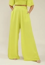 Calça Pantalona Viscose Twill Com Pregas
