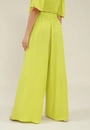 Calça Pantalona Viscose Twill Com Pregas