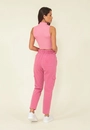 Calça Sarja Estonada Bolso Cargo
