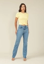 Calça Jeans Reta Cintura Média Básica