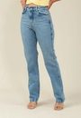 Calça Jeans Reta Cintura Média Básica