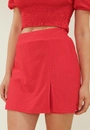 Short Saia Malha Laise Abertura Frontal