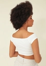 Blusa Cropped Viscolycra Abertura Decote