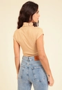 Blusa Ribana Manga Raglan Gola Alta