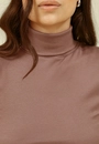 Blusa Ribana Manga Raglan Gola Alta
