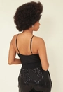 Body Malha Glow Alça Cut Out