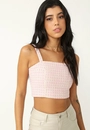 Cropped Tweed Alça