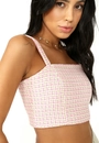 Cropped Tweed Alça