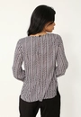 Blusa Viscose Manga Longa Estampado