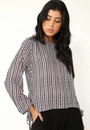 Blusa Viscose Manga Longa Estampado