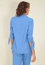 Blazer Alfaiataria Crepe Puxador Punhos Manga 7/8