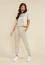 Calça Sarja Jogger Bolso Cargo