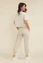 Calça Sarja Jogger Bolso Cargo