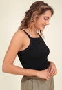 Blusa Cropped Poliamida Sem Costura Alça