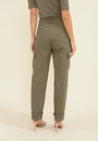 Calça Baggy Em Algodão E Cós Com Cinto
