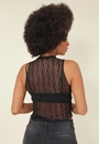 Blusa Sem Manga Renda