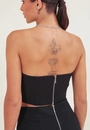 Cropped Alfaiataria Tomara Que Caia Com Vazado
